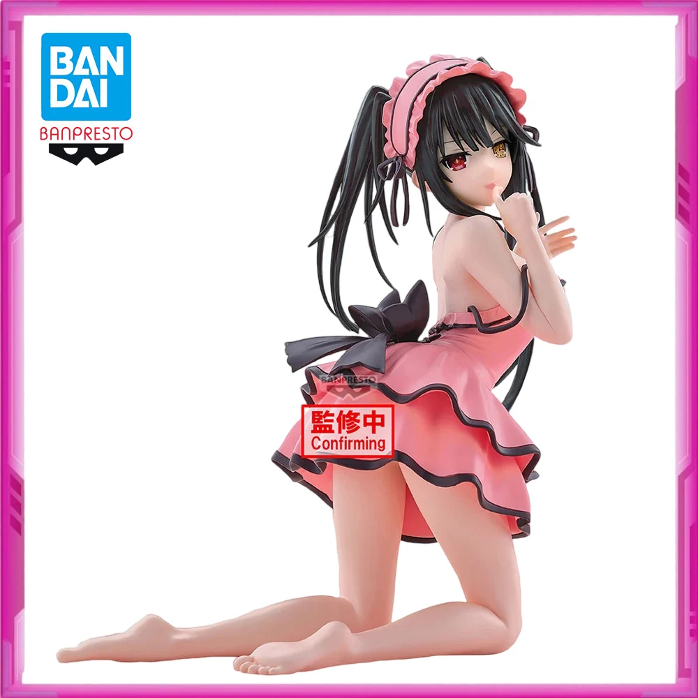 

Original BANPRESTO DATE A LIVE Tokisaki Kurumi Nightmare sweet silk wear PVC Anime Figures Action Figure Model Toys Gift