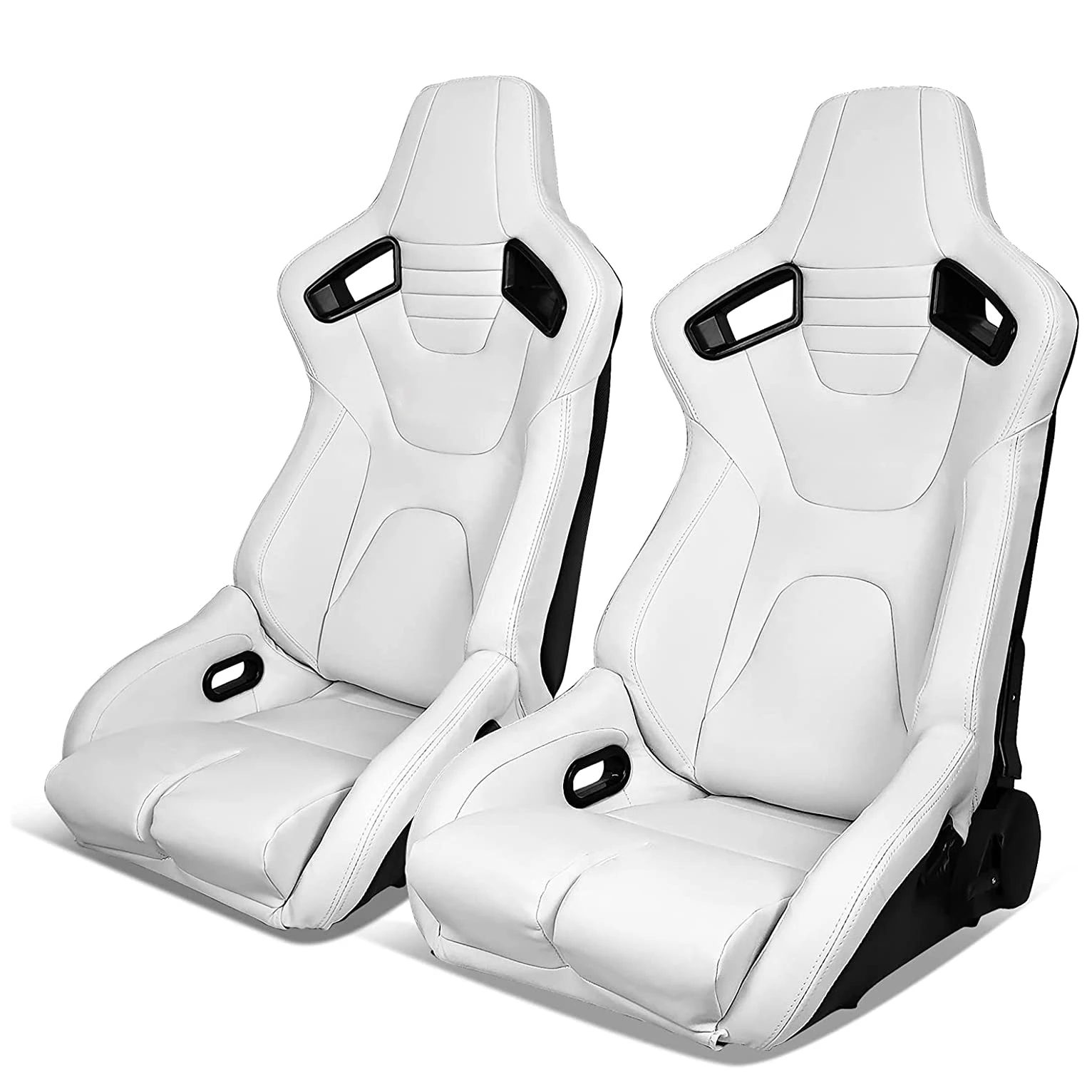 1095 Universal Driver Car High Quality Leather Adjustable Sport Simulator Gaming Sim Racing Seats