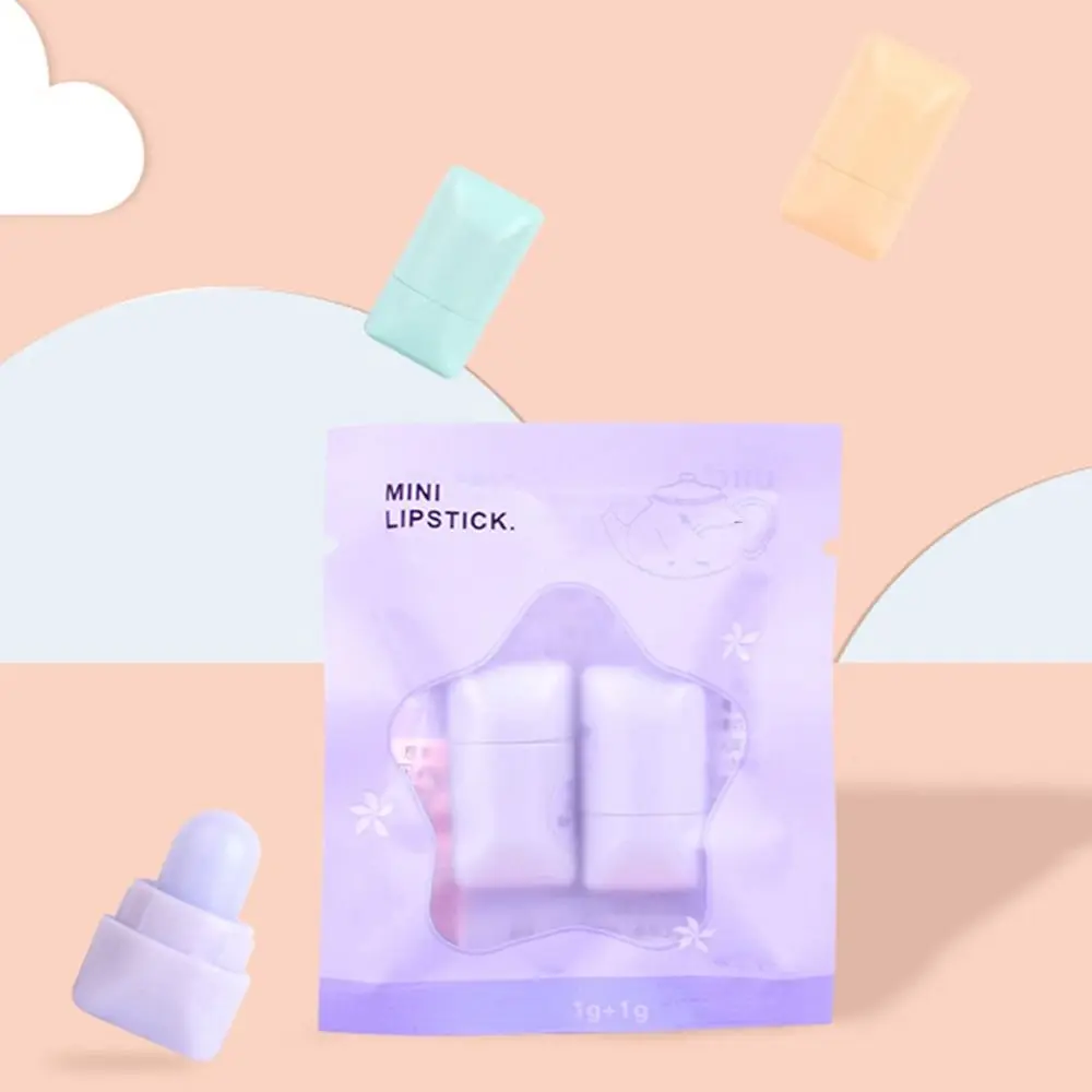 Mini bálsamo labial hidratante, nutritivo, reabastecimento de água, brilho labial hidratante, anti-rachado, à prova d'água, batom de chá refrescante