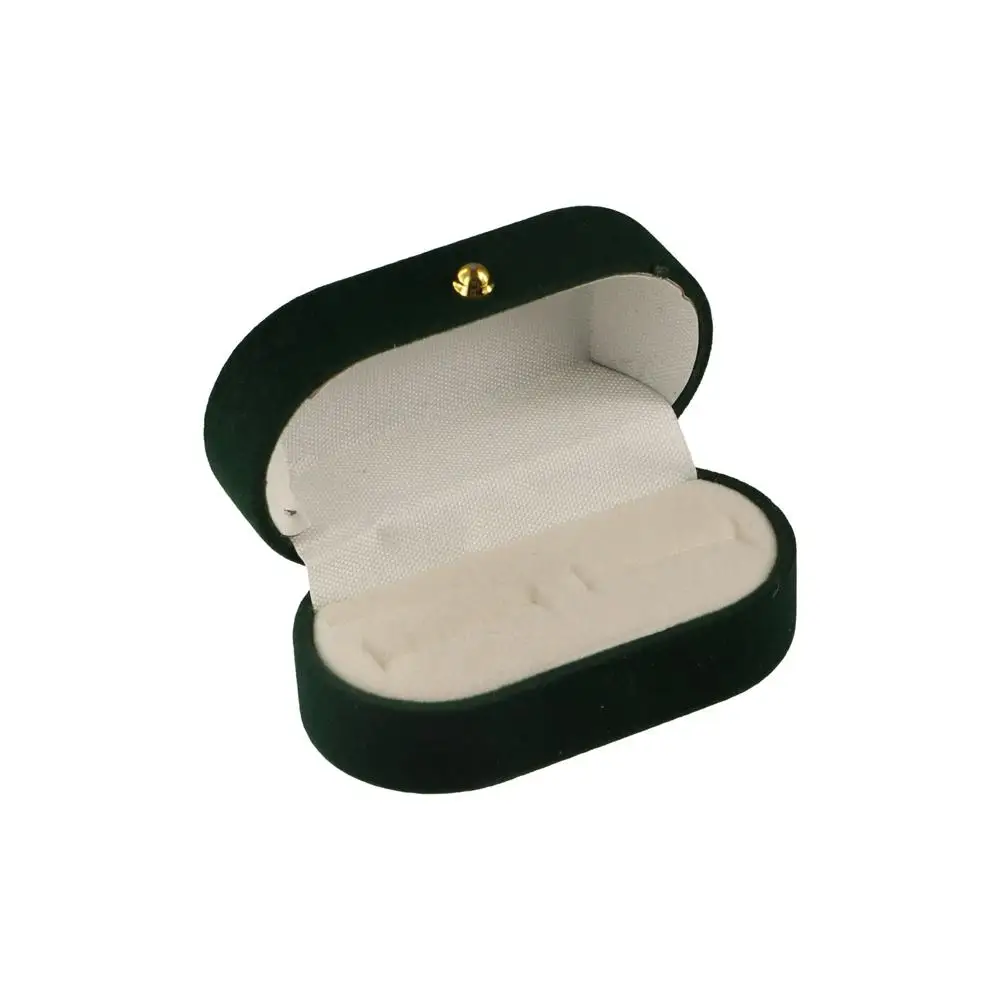 Velvet Finger Ring Box Engagement Ring Mini Wedding Ring Case Jewelry Storage Box Dustproof Couple Rings Holder Engagement
