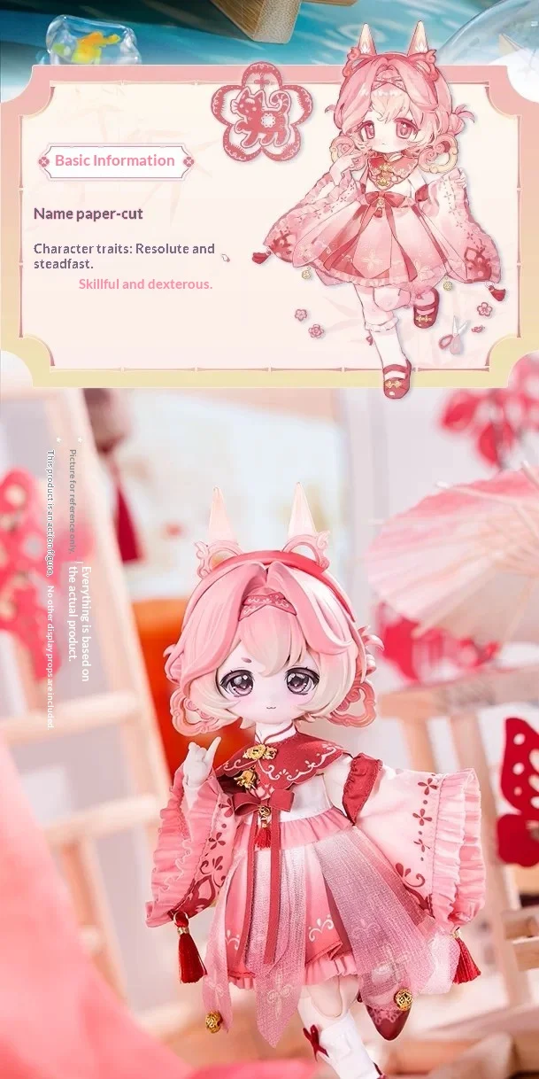 Echte COME4FREE BJD-Puppe Blindbox, bewegliche Actionfigur, Sammlerstück, Anime-Charaktermodell, Schreibtischdeko, Geburtstagsgeschenk – Detail 15