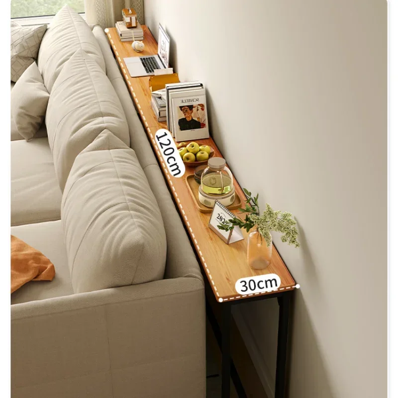 

Simple Modern Sofa Gap Super Narrow Side Table Stitching Storage System Living Room Bedside Multi-functional Tea Table