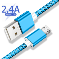 Micro USB Cable For Samsung S6 S7 Xiaomi Redmi Note 4 4X 5 Pro Huawei Honor Android Phone Fast Data Charger USB Wire Cord Cable