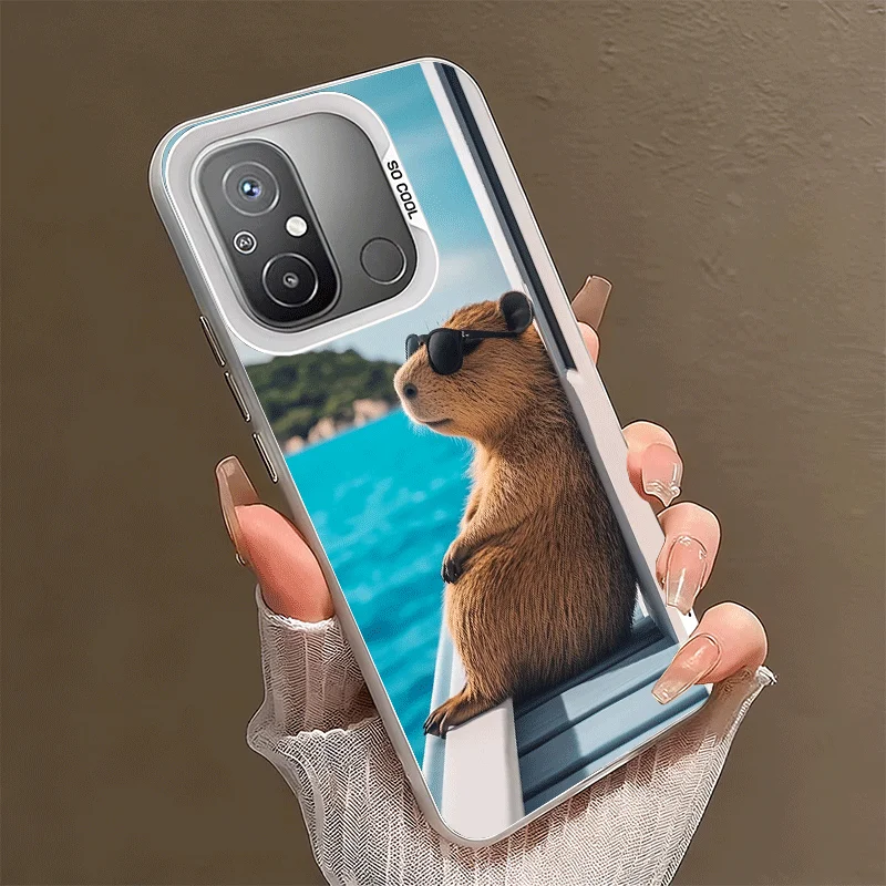 Animal Capybara Cute Soft Phone Case for Xiaomi Redmi 15C 15 14C 13C 12C Poco X5 X6 X7 Pro X3 F8 F7 Ultra M8 13 12 Cover Back Sh