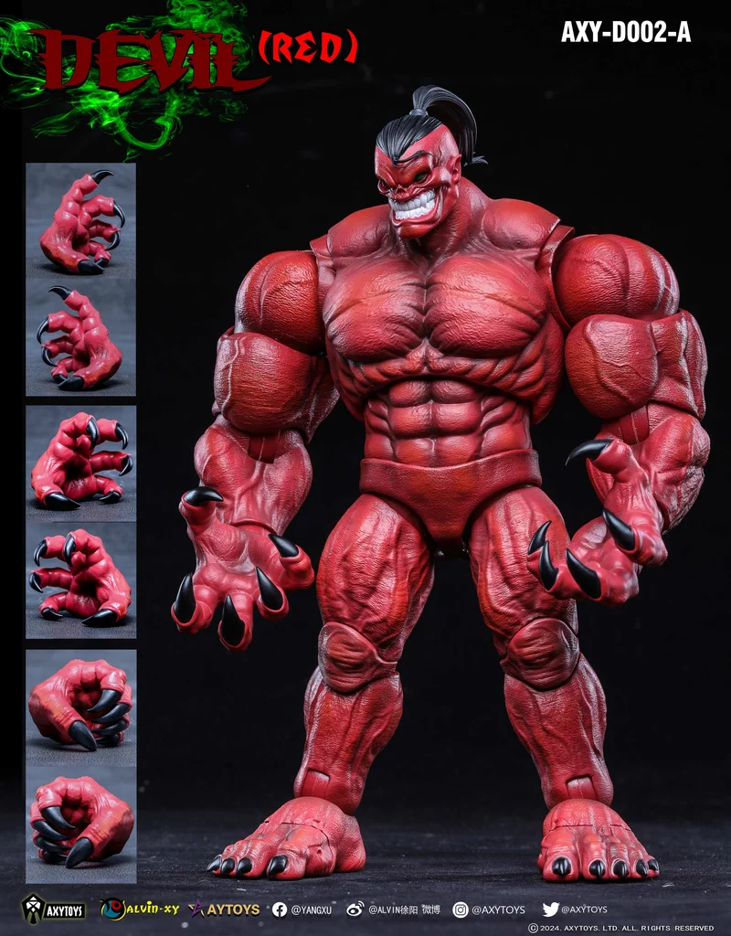 

Axytoys Axy-D001-A 1/12 Men Soldier Devil Red Grey Orcs Demon Full Set 6inch Action Figure Collectible Toys Gifts