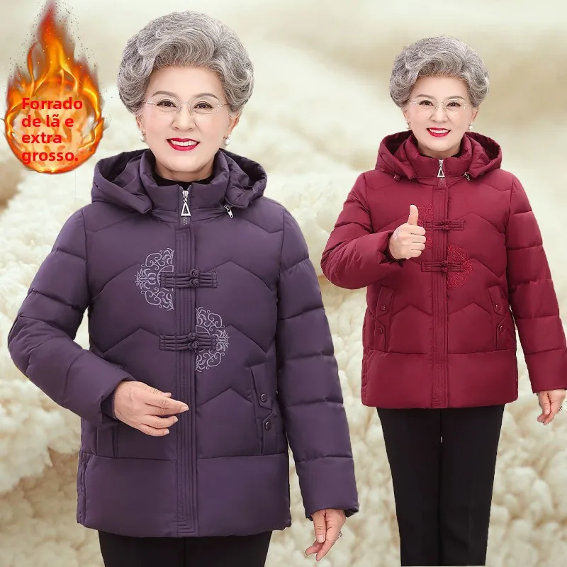 thiened-down-cotton-jaet-for-ly-women-winter-warm-coat-fce-lined-mommy-durable-zipper-handbag-ket-long-pants