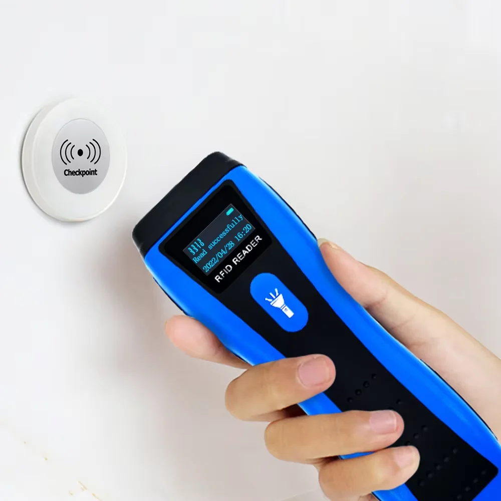 2026unique Security Guard Tracking RFID Guard Patrol System Software Watchman Clocking System With Flashlight