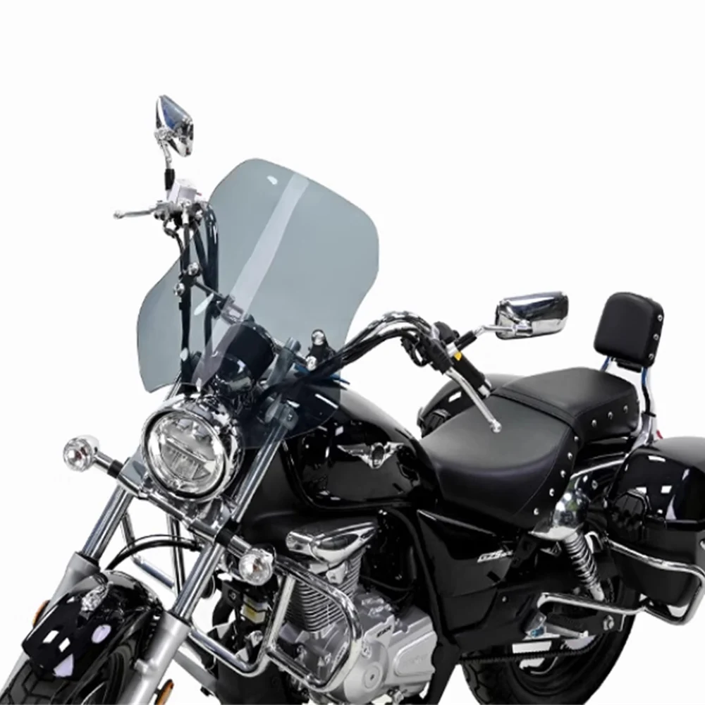 

windshield modification For Haojue Suzuki GZS150 GZ150-E with raised front windshield strap installation bracket