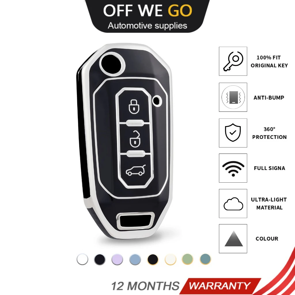 

Чехол для ключей OFF WE GO для Ford Transit 2022 2024, роскошный ящик для ключей от автомобиля из ТПУ, автозапчасти Ford Transit