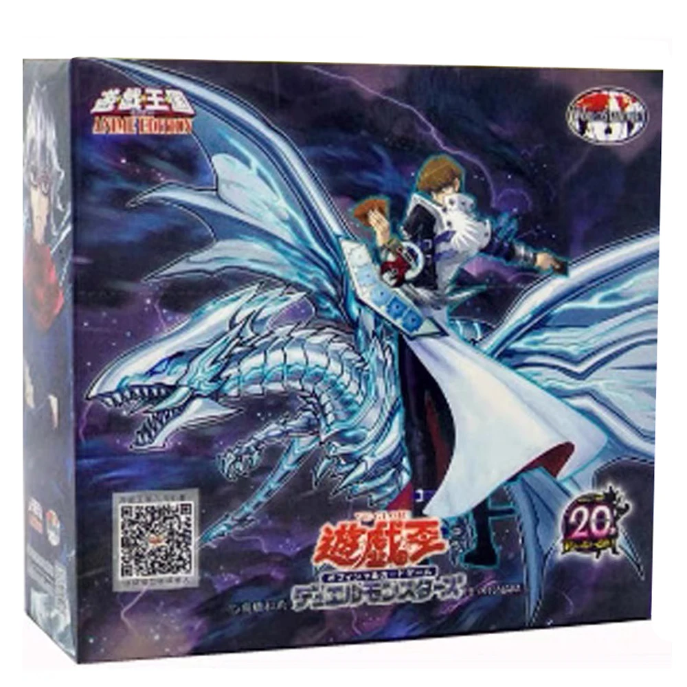 240Pcs Yu-Gi-Oh Anime Cards Blue Eyes Dark Magician Exodia Obelisk Slifer Ra Yugioh Card Kids Christmas Gift