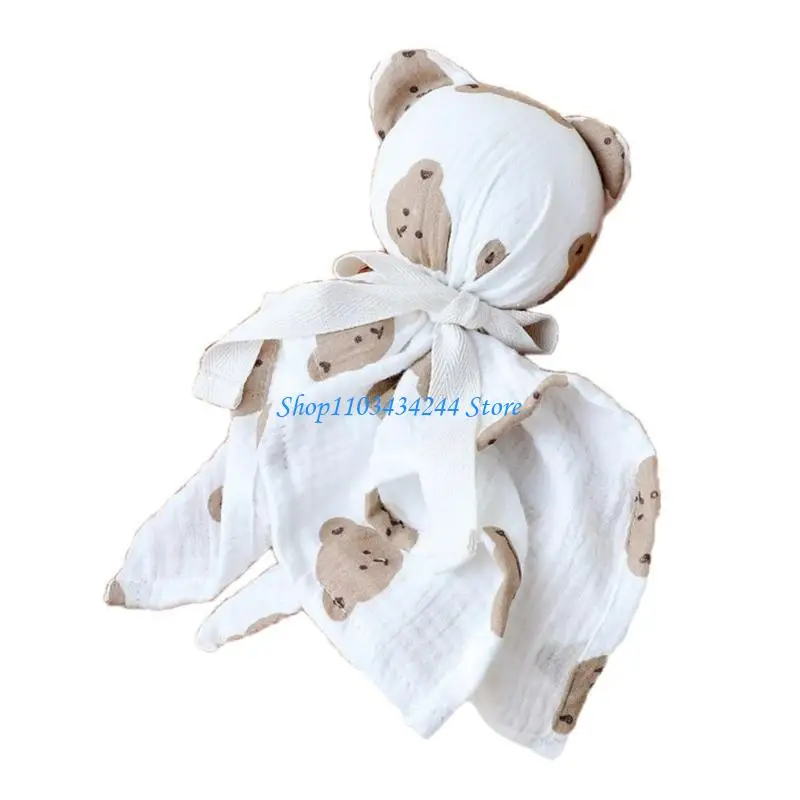 Soothing Towel for Baby, Newborns Teething Bib Pacify Handkerchief Appease Towel Lovely Calming Towel for Newborns