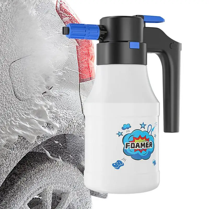 

Foaming Car Wash Sprayer Electric Car Wash Foamer Foam Washer Electric Detailing Sprayer 1.5L Foam Sprayer Spray Foam Cleaner