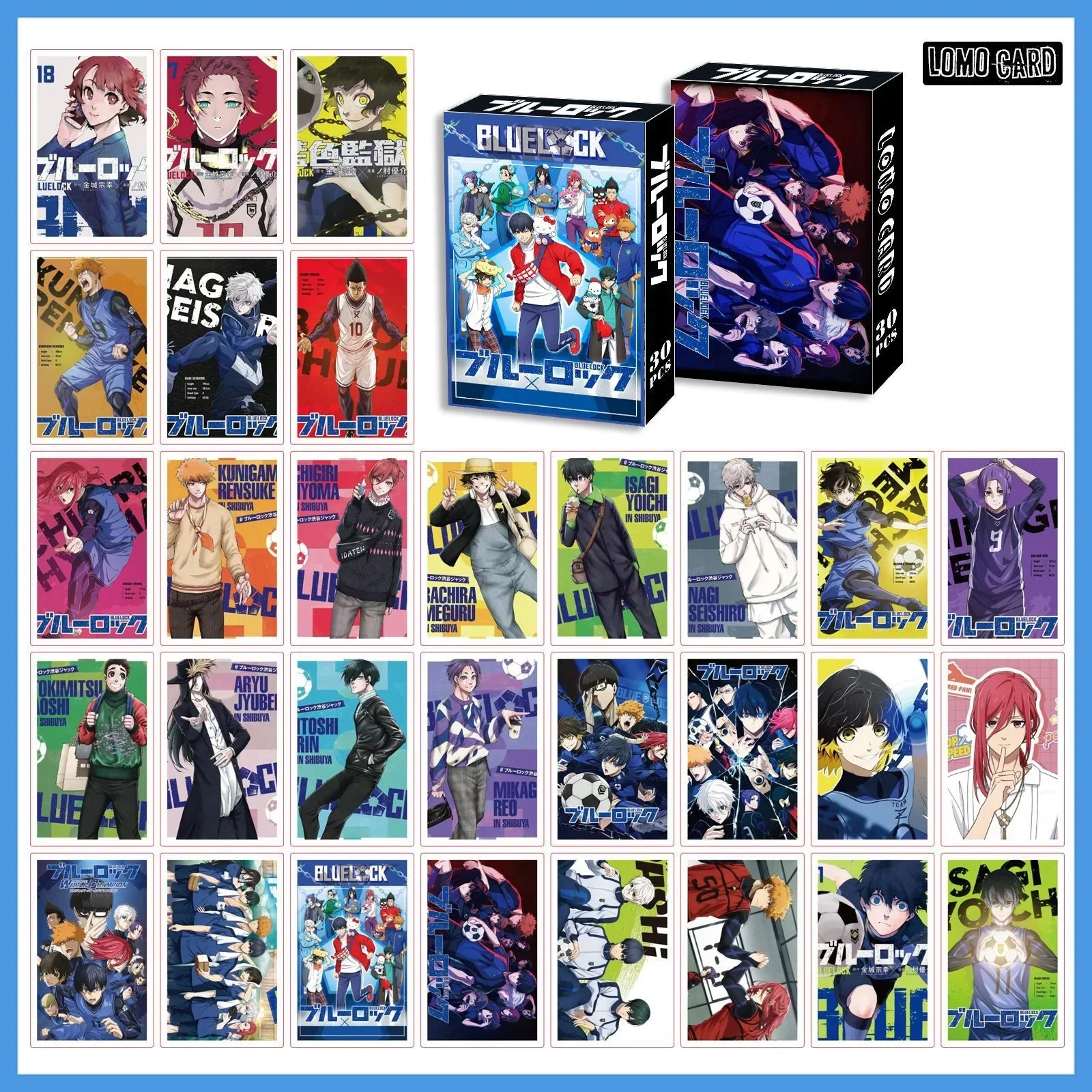 30Pcs/Set Anime Kawaii Photocards Kpop Lomo Cards  Photo Print Cards Album Fans Collection Gift