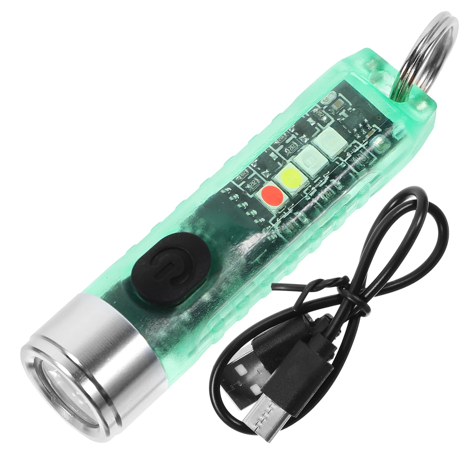1Set في الهواء الطلق يده مصباح ليد جيب صغير قابل لإعادة الشحن جيب مصباح يدوي قاعدة مغناطيسية التخييم التنزه بقاء المحمولة #2