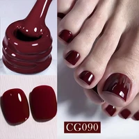 BORN PRETTY ANCORA Red Series Gel Esmalte de uñas 10ml Invierno Rojo oscuro Glitter Nail Art Barniz Semi permanente Soak Off UV LED Gel