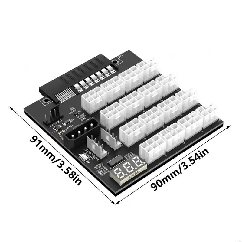 U55C 16 Port PCIe 6pin Connecteurs Board Management Management Synchronisation