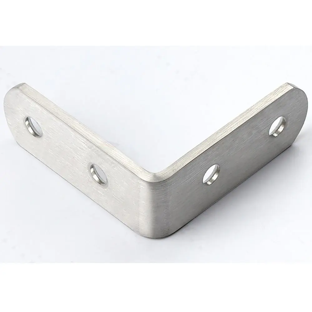 1Pcs Cabinet Screens Wall Angle Bracket SUS304 Stainless Steel 90 Degree Right Angle Corner Brace Joint L Shape