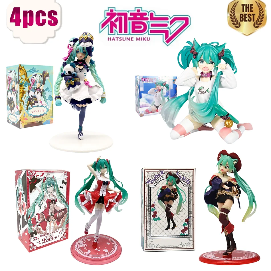 

Фигурка аниме-персонажа Хатсуне Мику, 10-20 см, коллекционная модель из ПВХ, милое украшение для рабочего стола, милый подарок для детей и фанатов, высокое качество, в наличии