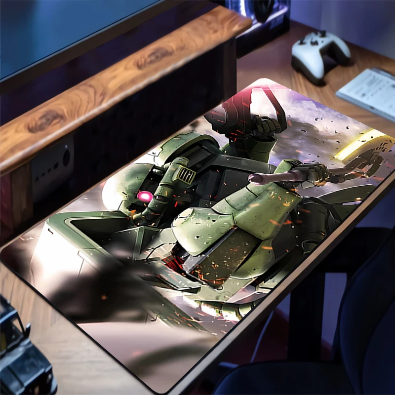 マウスパッド メカニカルウォリアーガンダム ザクII ラバーゲーミングマット ラップトップデスクマット マウスパッド HDマウスマット PCアクセサリー キーボードパッド