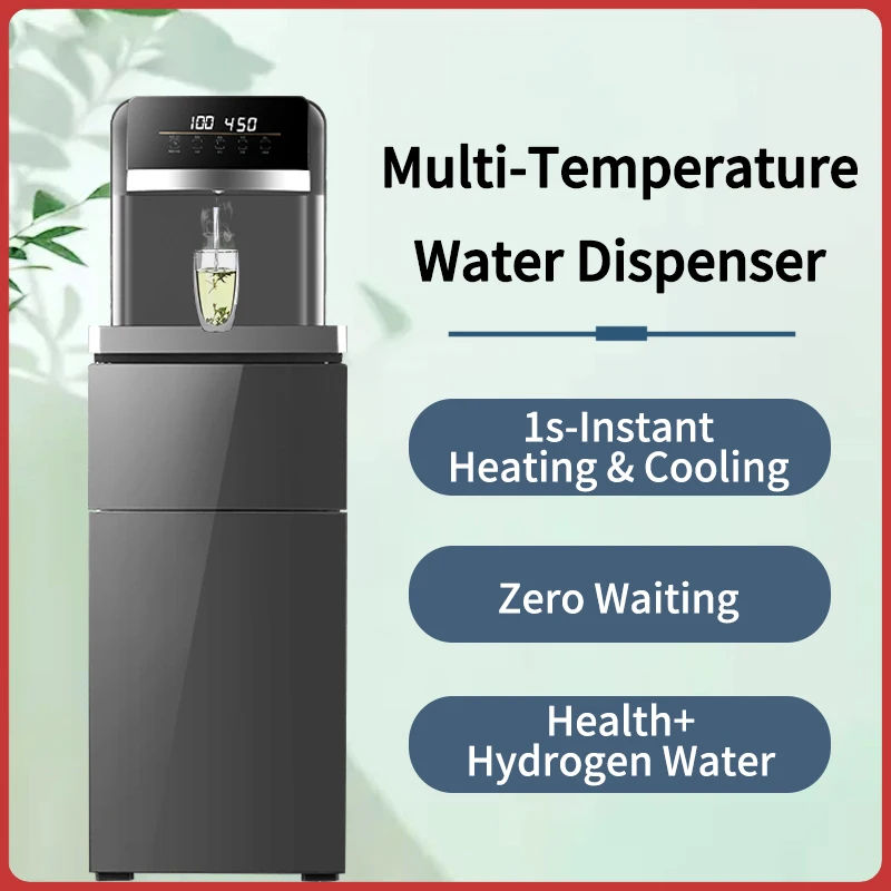 Bottom Loading Hot Cold Water Dispenser Water Cooler 5 Temperature Settings for Home Office Use