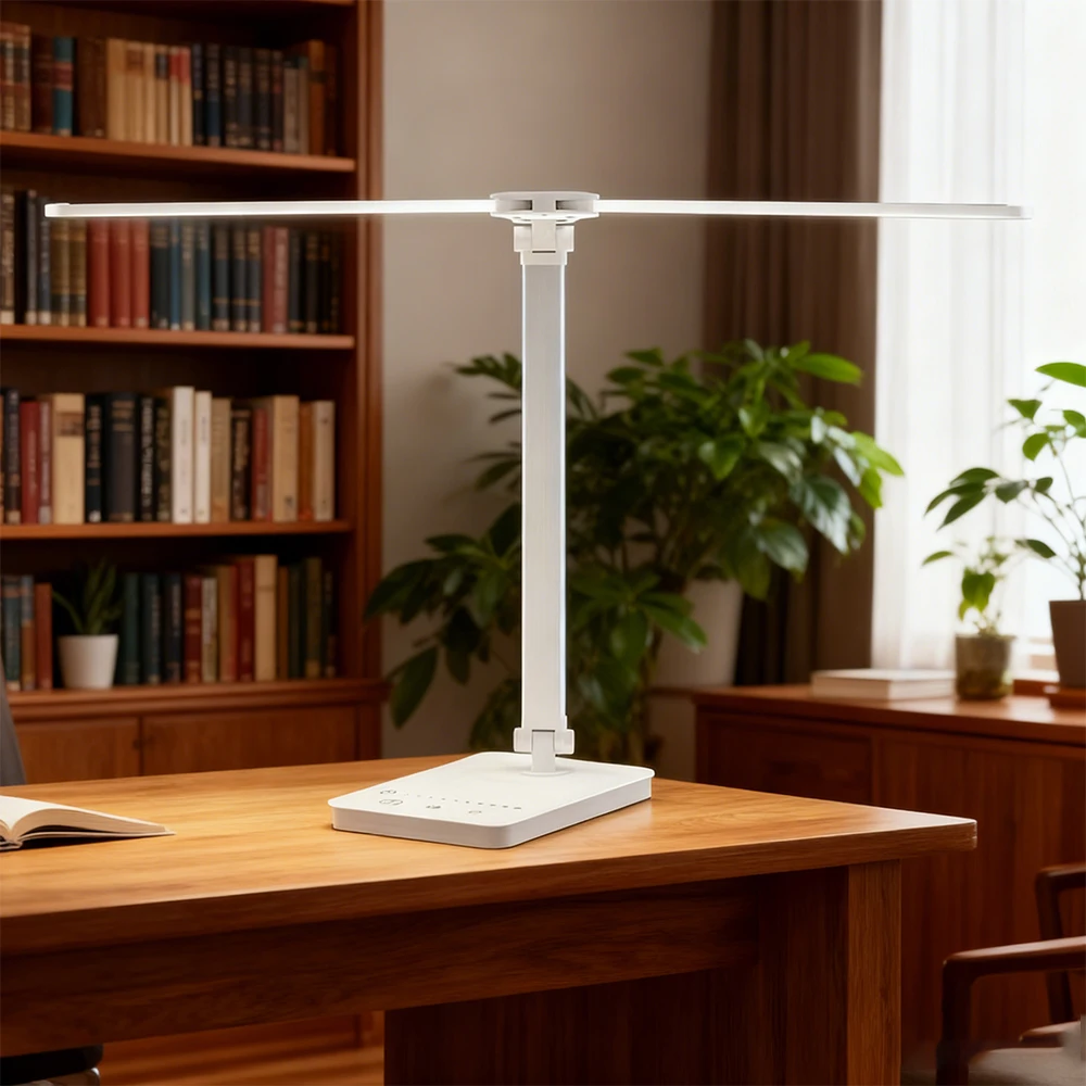 

LED Desk Lamp Dimmable Table Lamp with USB Charging Port,5 Lighting Modes,10 BrightnessNight light,Foldable Portable Desk Light