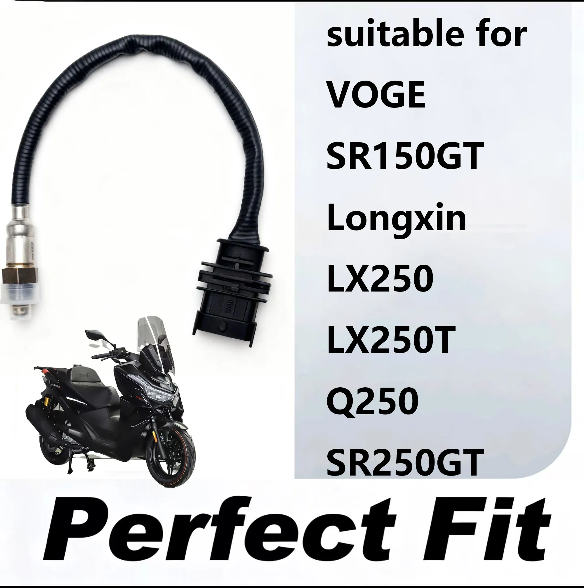 

Датчик кислорода мотоцикла подходит для Voge Sr150Gt Longxin Lx250 Lx250T Q250 Sr250Gt