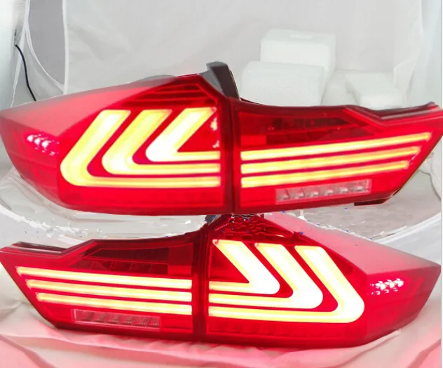 Car styling for Tail Lamp for City taillight 2014 2015 2016year City Rear Light DRL+Turn Signal+Brake+Reverse LED lights