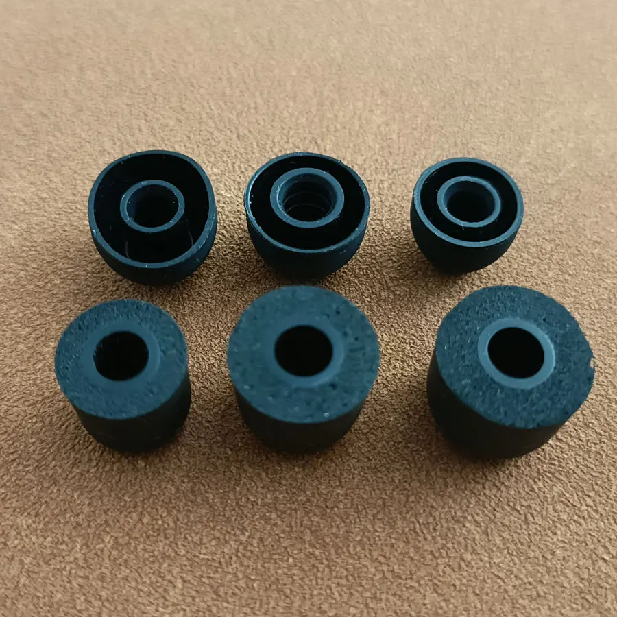 أغطية الأذن الجديدة ل ie900 ذاكرة الأذن قبعات I E 900 سيليكون الأذن الأصفاد الأصلي size【 6 زوج 】 IE900 سماعة رغوة نصائح/غطاء من السيليكون