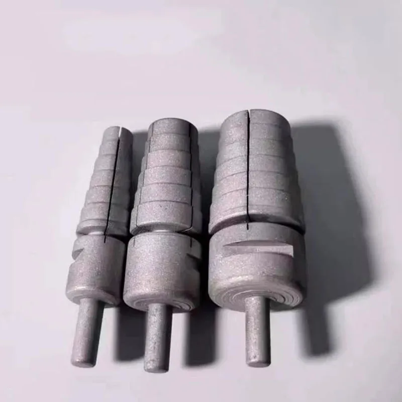 3Pcs Adjustable Multi-Step Cone Mandrel Set Rubber Coated Holding Tool for Ring And Jade Pendant Inner Polishing