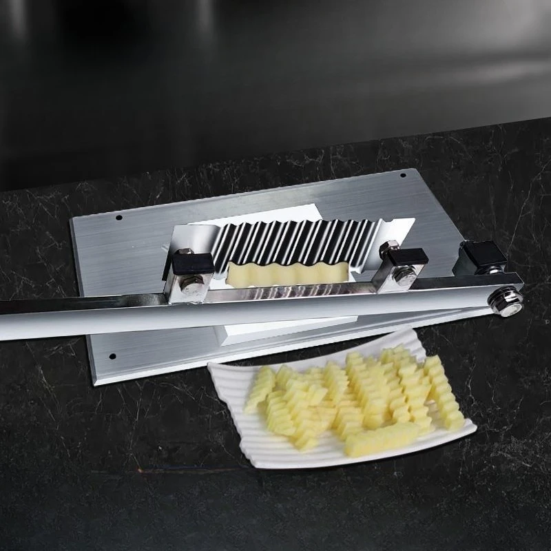 Crinkle Wavy Potato Cutter Wave Shape Slicing Knife Multi‑purpose Household Decorative Vegetable Slicer