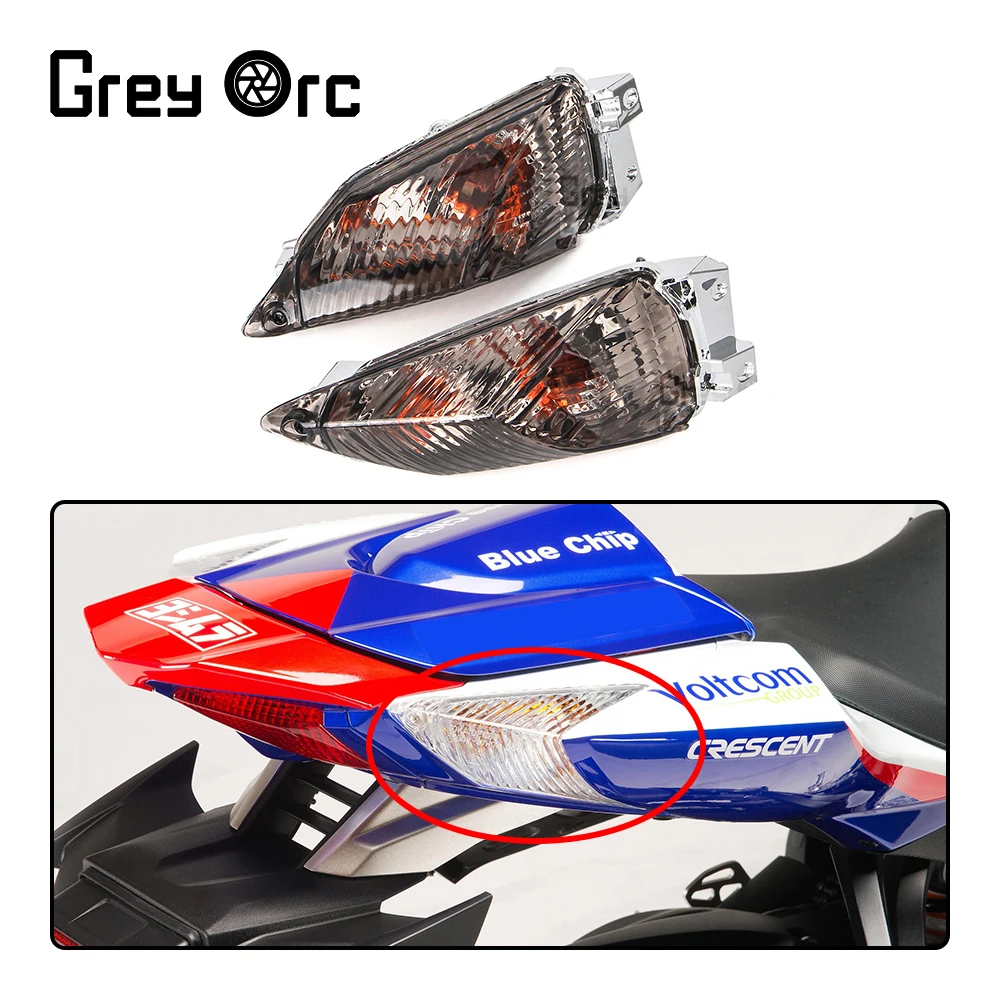 For Suzuki GSXR600 GSXR750 K11 2011-2017 GSXR1000 K9 2009-2016 Motorcycle Clear/Smoke Rear Turn Signal Light Bulb