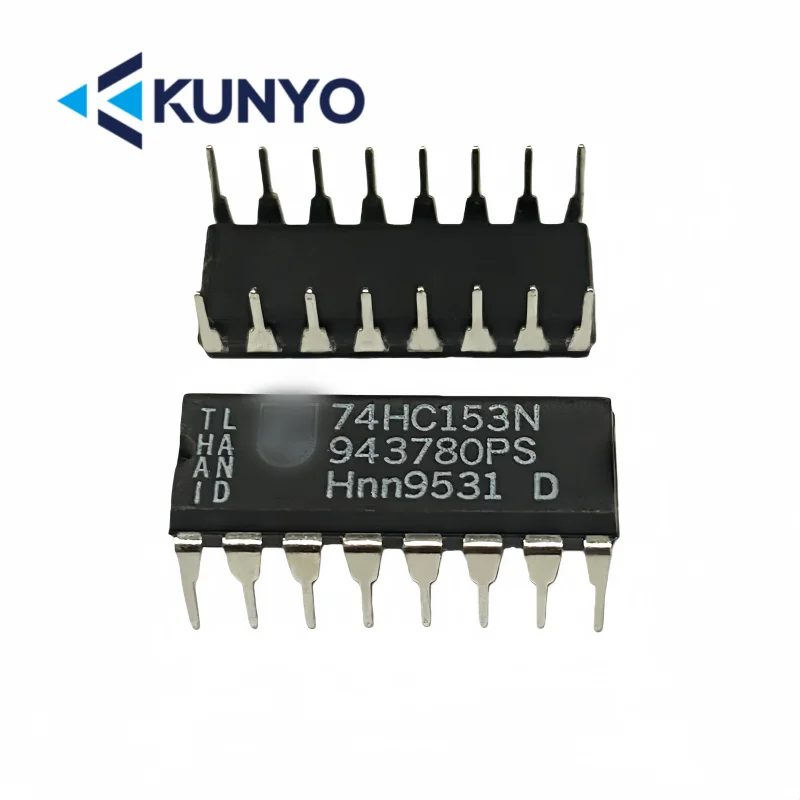 (1pcs) 74HC153N SN74HC153N DIP Logic - Repeater Brand new original genuine chip