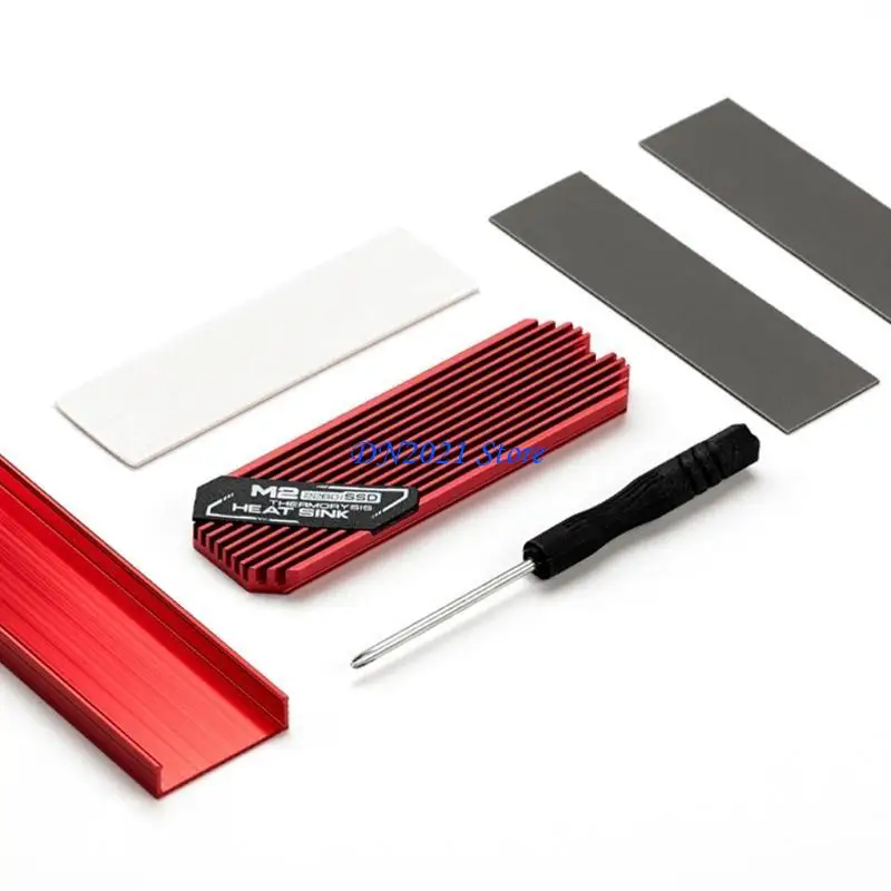 

F3KE Hard Disk Heatsink Cooler Thermal Cooling Pad HeatSink NVME PCI-E for M.2 2280 SSD for Desktop PC