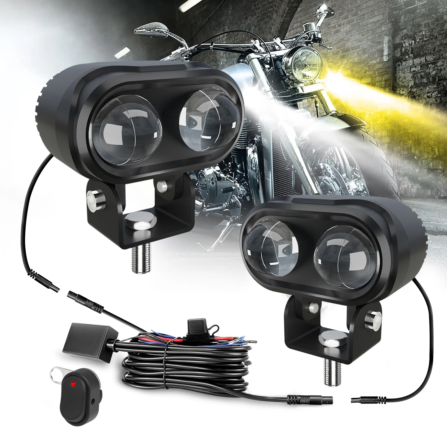 

MONDEVIEW мотоциклетный комплект управления прожектором 6000K белый свет 200 Вт ультра яркий автомобильный вспомогательный светильник подходит для Jeep 4x4