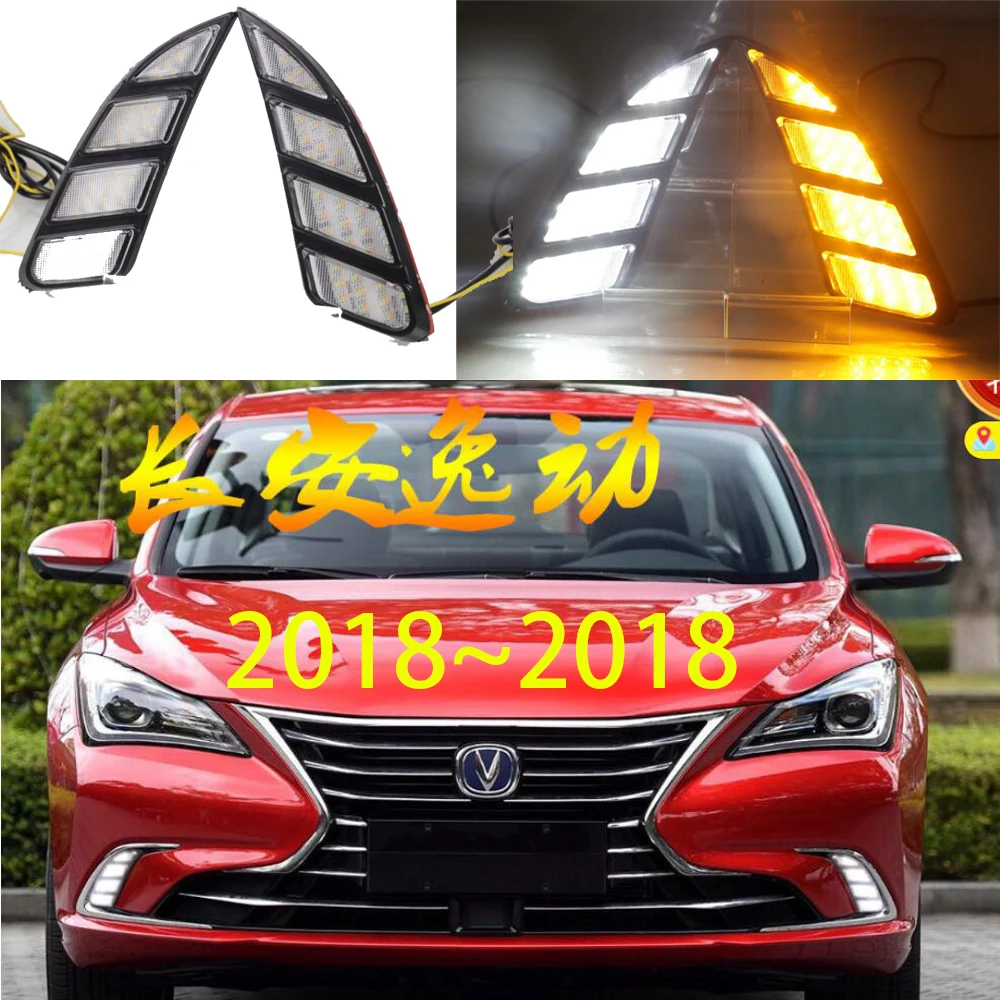 

Car bumper headlight for ChangAn Eado daytime light 2019y DRL car accessories LED headlamp for ChangAn Eado fog light