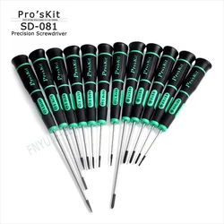 Precision Screwdriver Pro'sKit SD-081 Series Single Multi-Purpose for Repair Iphone Cellphone PC Small Electronic Products Tool