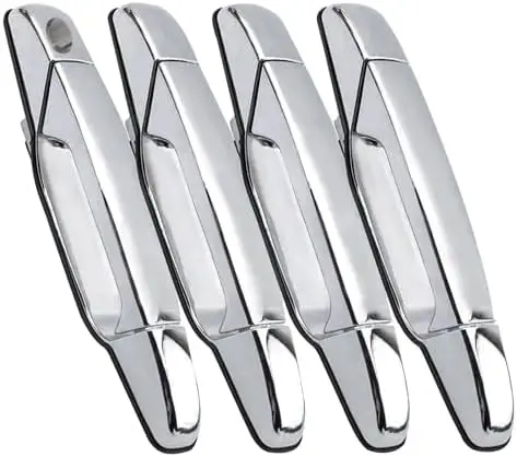 

Exterior Door Handle for 2007-2013 Chevy/GMC/Cadillac Trucks - Chrome Front & Rear Left/Right
