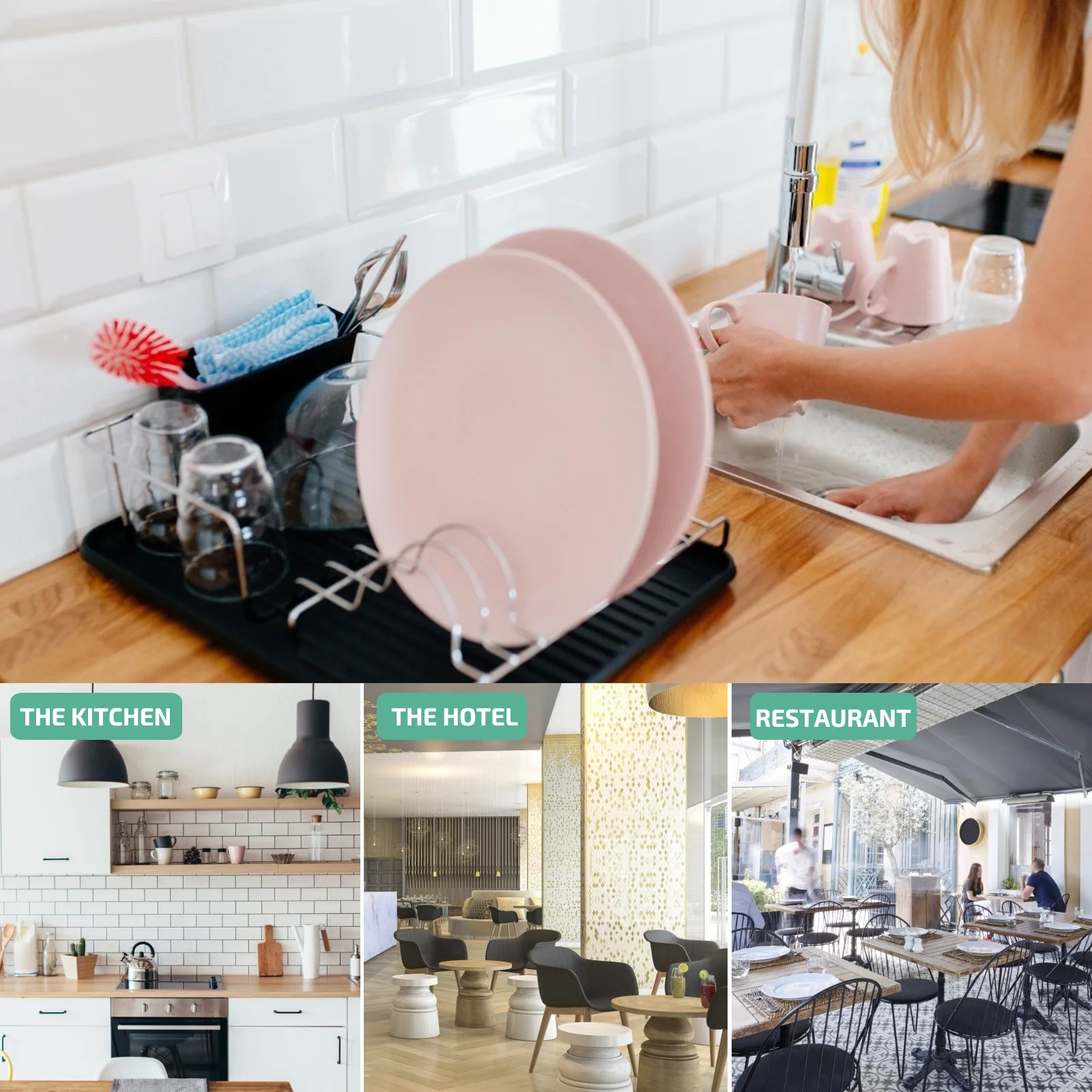 

50Pcs Kitchen Dish Towels Nonwoven Disposable Water Absorbing Cloth for Dish Washing Cleaning Kitchen Surfaces