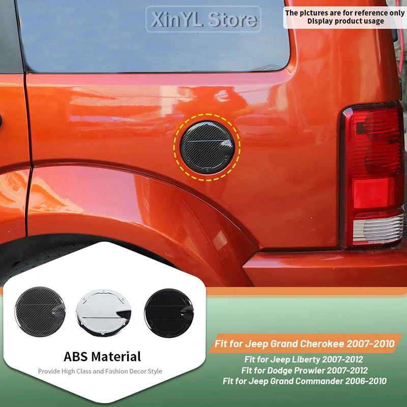 Car Fuel Tank Cap decoration Cover for Jeep Liberty for Jeep Grand Commander 2006-2010 for Jeep Grand Cherokee 2007-2010