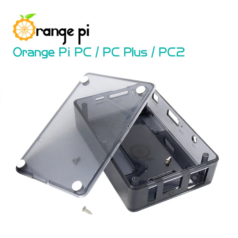 Caixa preta ABS para placas Orange Pi PC/PC Plus