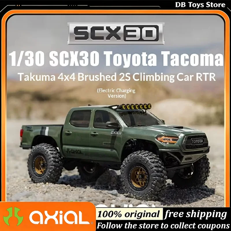 New Arrival Axial 1/30 SCX30 Tacoma RC Off-Road Car 4WD Electric RC Crawler Hobby Toy for Adults Christmas Gift Brushed Motor