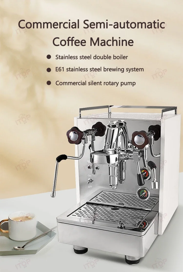 One Group Double Boiler Commercial Espresso Coffee Machine