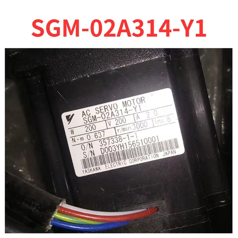 

Second-hand SGM-02A314-Y1 servo motor test OK Fast Shipping