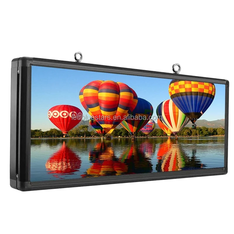 US 110V P10/P5/P6 Light Emitting Diode Display Panel Signage Restaurant Store IP65 Shopping Center Programmable Mobile