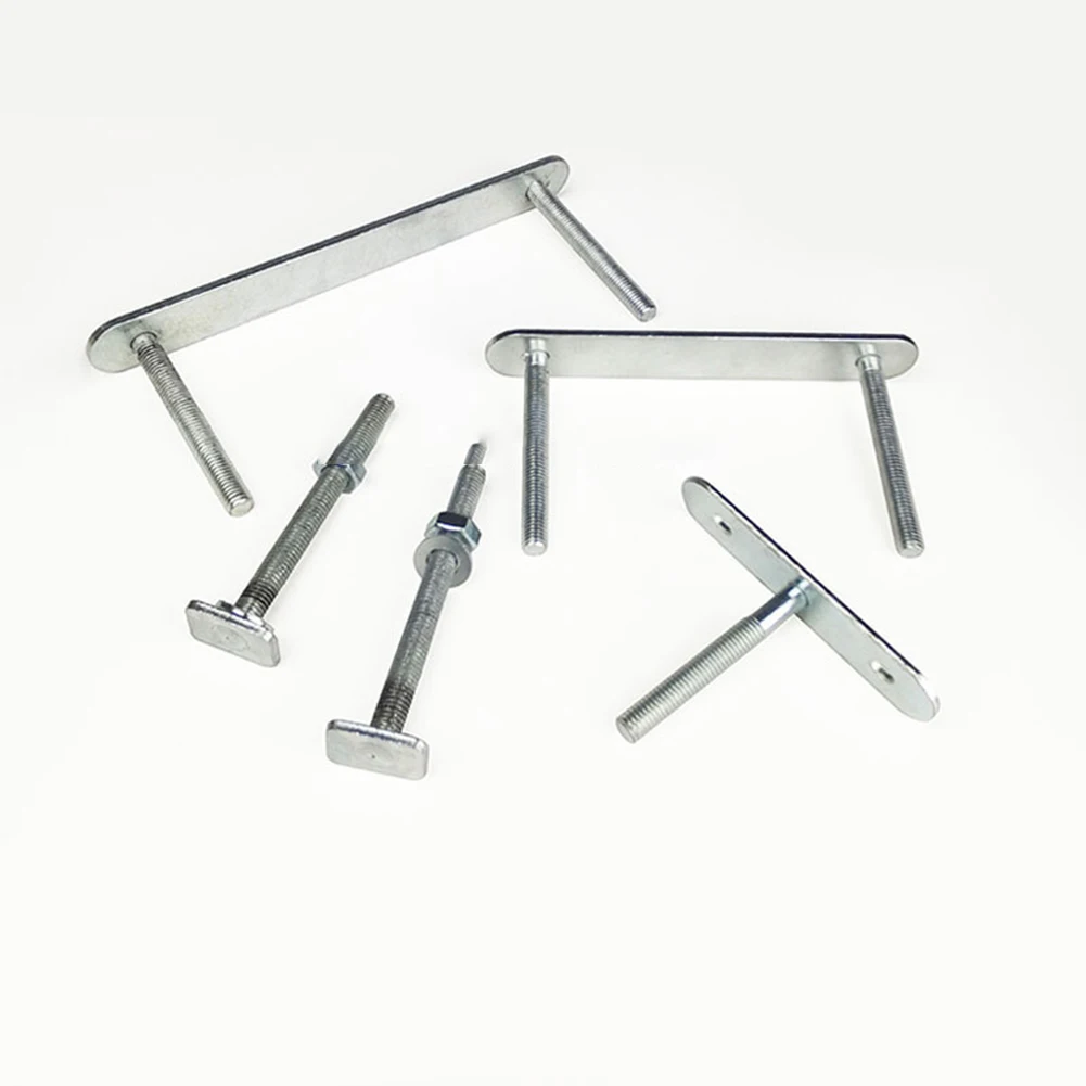 

27*170*84mm Engraving Machine Metal Screws For Carpentry Milling Machine T-bolt Knob System Multiple Sizes Silver Color