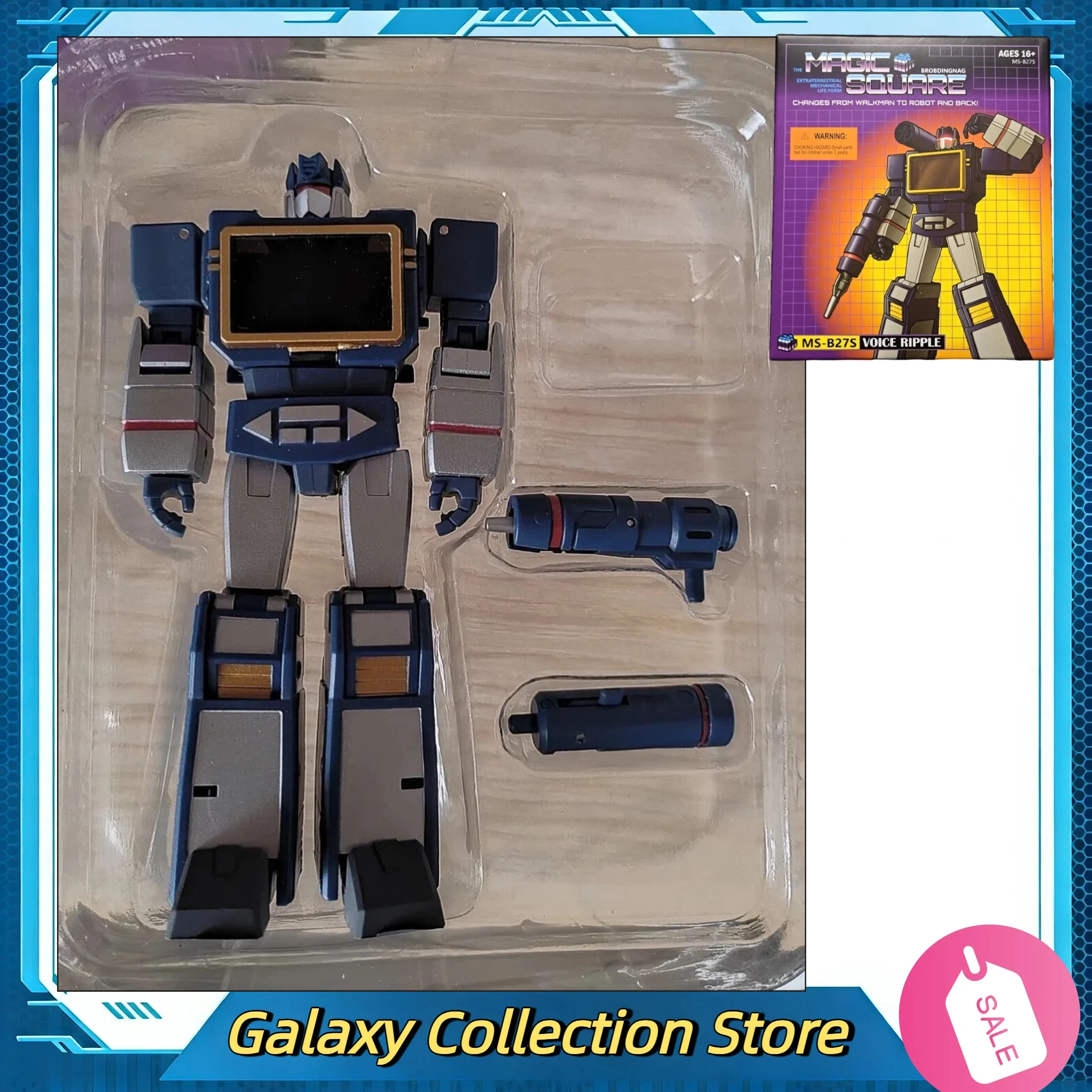 

In Stock Transformation Toy MS-B27S MSB27S Sonic S Wave Original Small Scale Mecha Action Figures Toys Collection Gifts