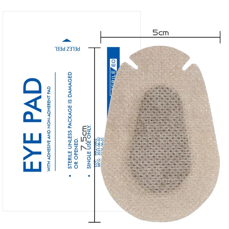 Medische Niet-Geweven Eye Pad Wegwerp Absorberende Chirurgische Wond Dressing Eye Patch Volwassen Kind Amblyopie Behandeling