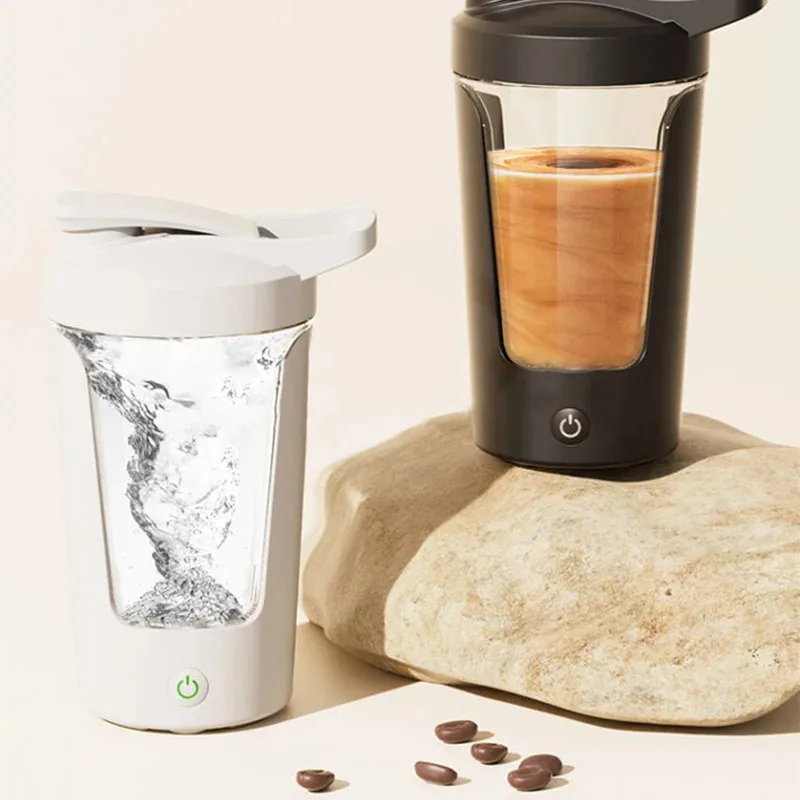 Shaker Cup USB Charging Shaker Cup For Protein Shaker Meal Replacement Shake Portable Gym Water Bottle Mixing Cup 450ml - view 2
