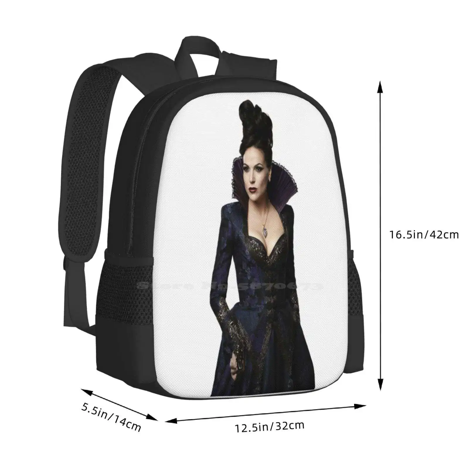 Once Upon A Time-Regina Mills-Evil Queen Hot Sale Backpack Fashion Bags Ouat Once Upon A Time Lana Parrilla Evil Queen Regina