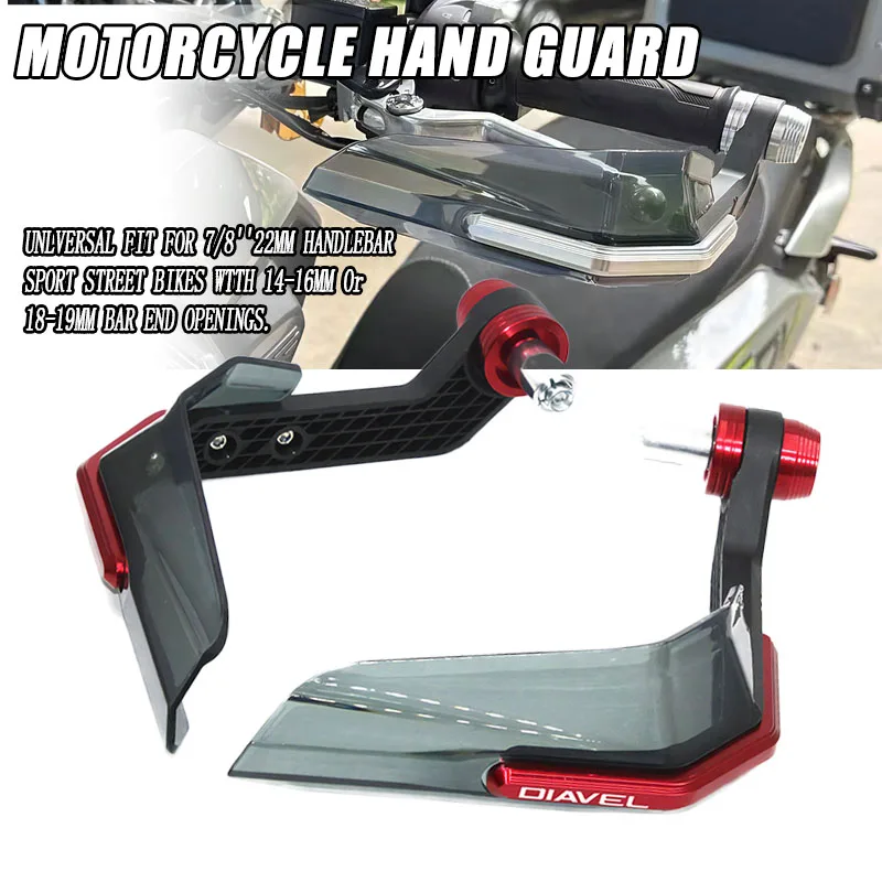 For Ducati Diavel/Carbon/XDiavel/S 1199 1299 899 959 Panigale 1198 Motorcycle Handguard Shield Hand Guard Protector Windshield